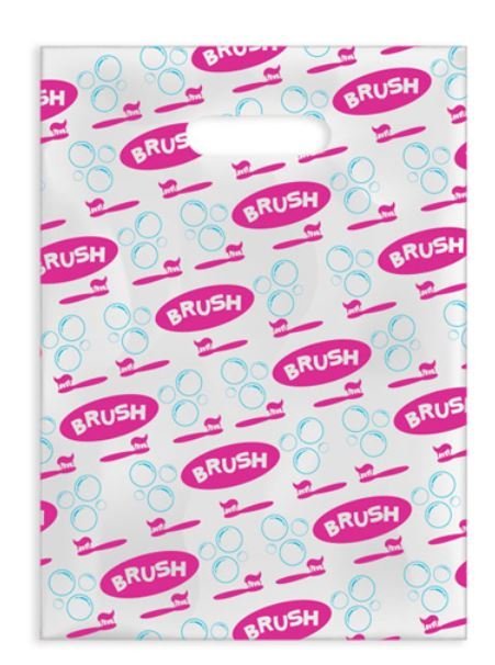 Sherman Dental BRUSH BUBBLES SCATTER BAG 7" x 10"