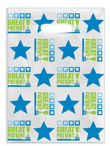 Sherman Dental GREAT PATIENT SCATTER BAG 7" x 10"