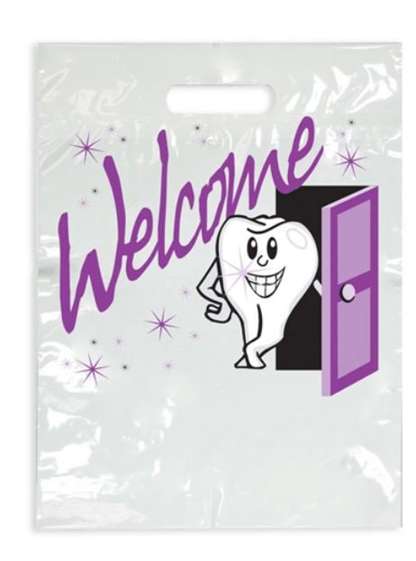 Sherman Dental LARGE WELCOME BAG 9" x 13"