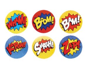 Sherman Dental Super Hero Stickers 