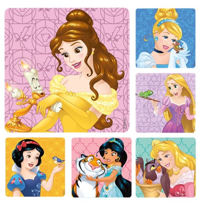 Sherman Dental DISNEY PRINCESS CLASSIC STICKERS