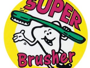 Sherman Dental SUPER BRUSHER STICKERS