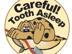 Sherman Dental TEETH ASLEEP STICKERS