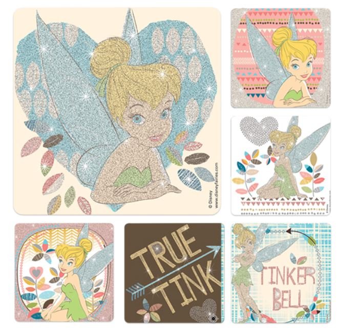 Sherman Dental TINKER BELL GLITTER STICKERS