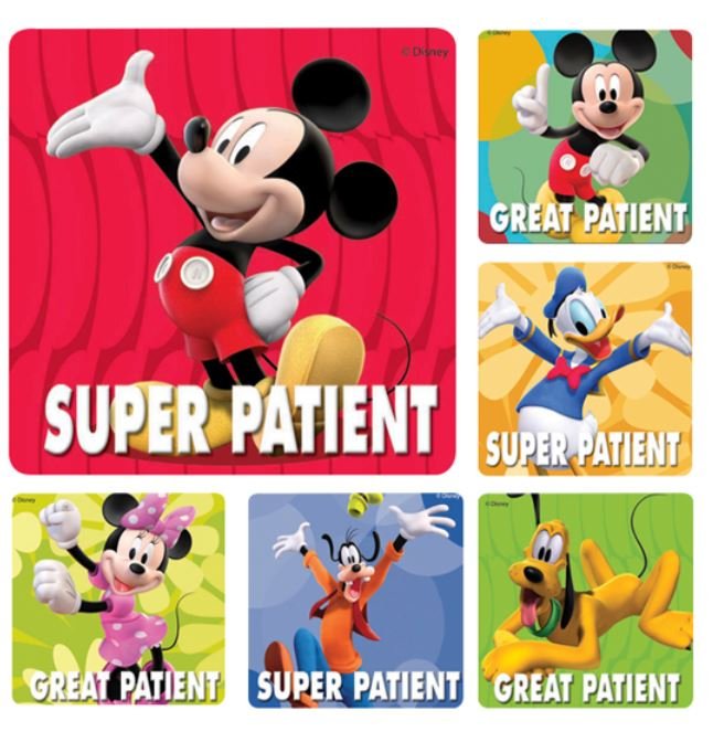 Sherman Dental MICKEY MOUSE PATIENT STICKERS