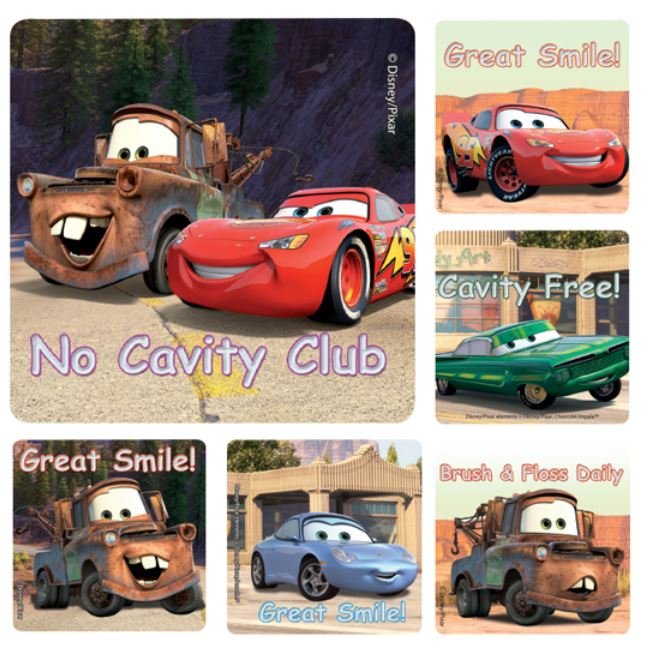 Sherman Dental CARS DENTAL STICKER