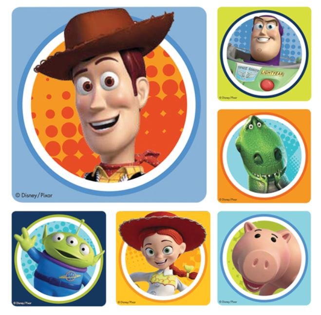 Sherman Dental TOY STORY STICKERS