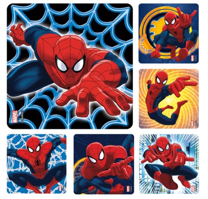 Sherman Dental SPIDER-MAN CLASSIC STICKERS