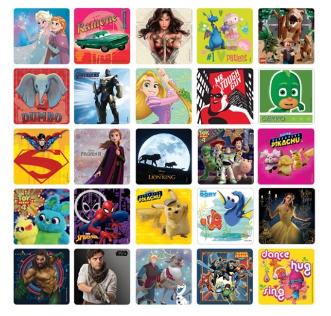 Sherman Dental VALUE ASSORTMENT (2 500 STICKERS)