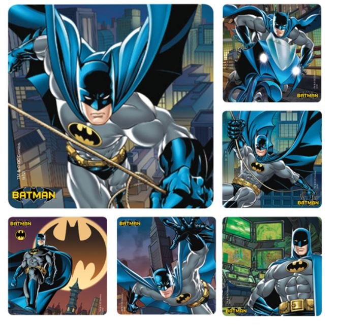 Sherman Dental BATMAN COMIC STICKERS