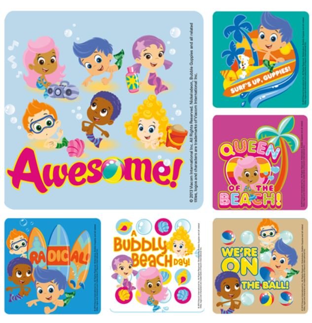 Sherman Dental BUBBLE GUPPIES STICKERS