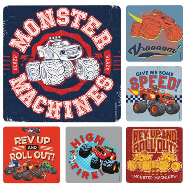 Sherman Dental DISNEY BLAZE AND THE MONSTER MACHINES STICKERS