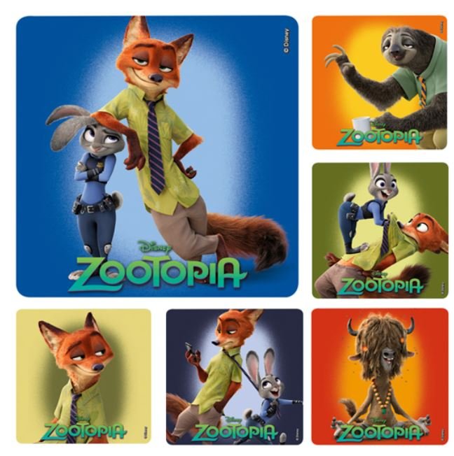 Sherman Dental ZOOTOPIA STICKERS