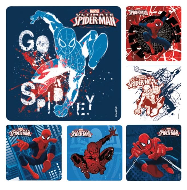 Sherman Dental SPIDER-MAN STICKERS