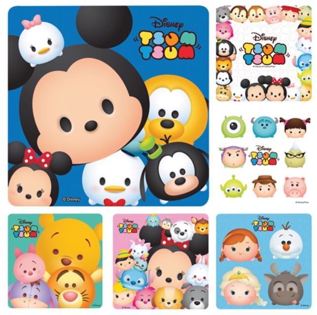 Sherman Dental DISNEY TSUM TSUM STICKERS