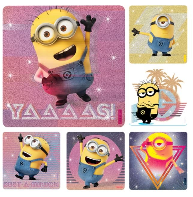 Sherman Dental DESPICABLE ME 3 GLITTER STICKERS