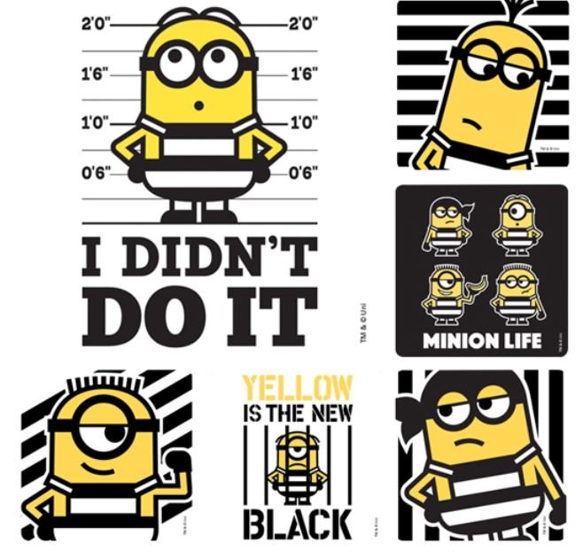 Sherman Dental DESPICABLE ME 3 STICKERS