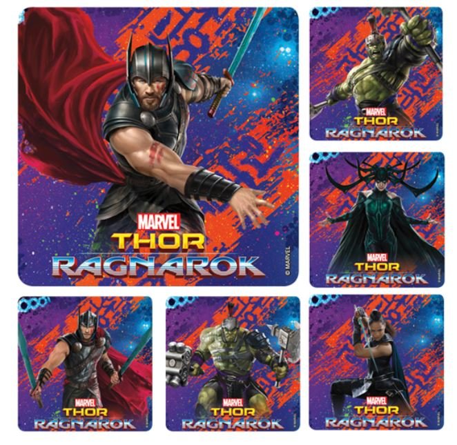 Sherman Dental MARVEL THOR RAGNAROK STICKERS