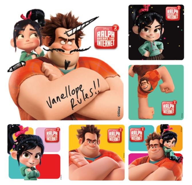 Sherman Dental RALPH BREAKS THE INTERNET (100) STICKERS