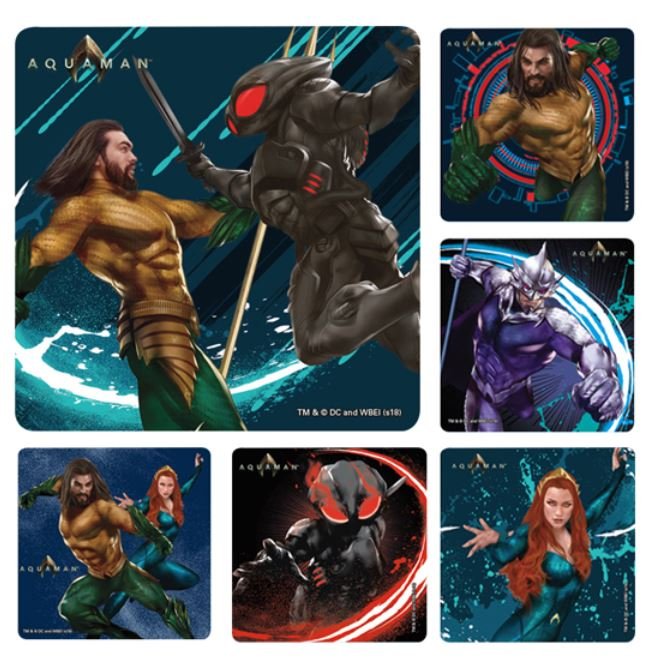 Sherman Dental AQUAMAN STICKERS