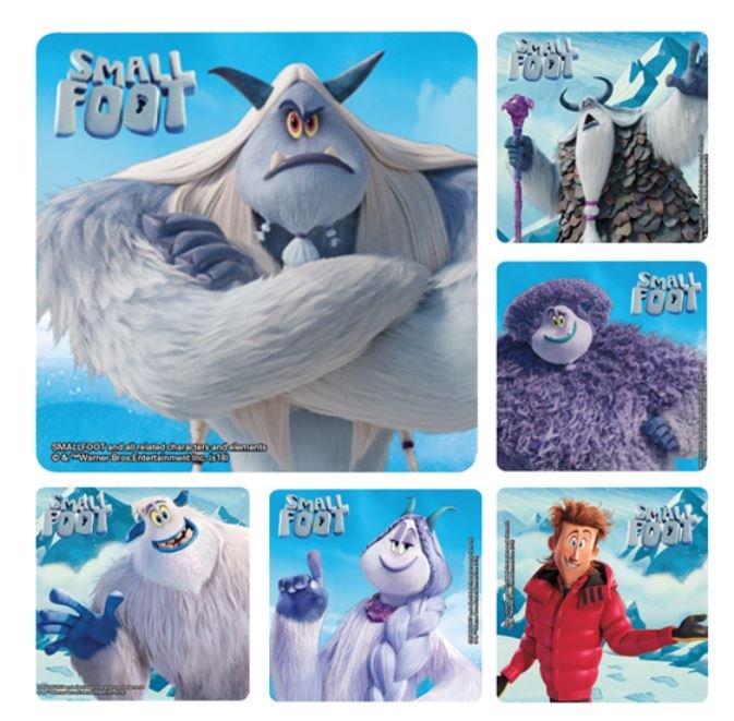 Sherman Dental SMALL FOOT STICKERS