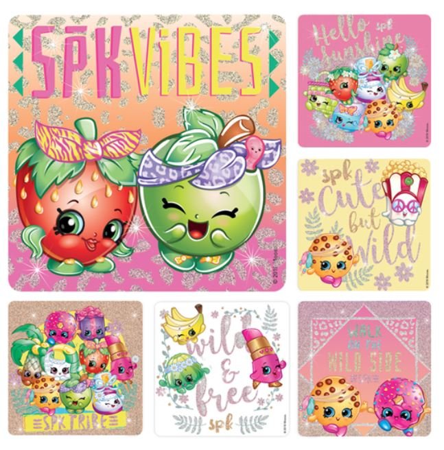 Sherman Dental SHOPKINS GLITTER STICKERS