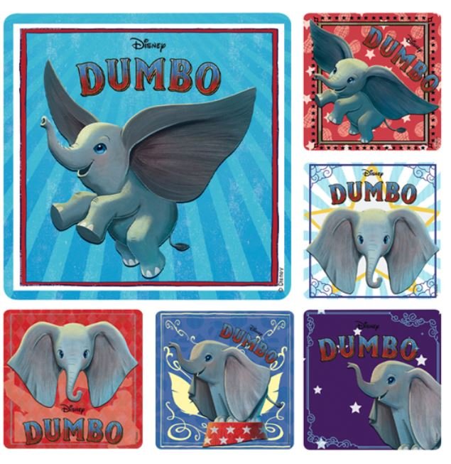 Sherman Dental DUMBO LIVE ACTION STICKERS