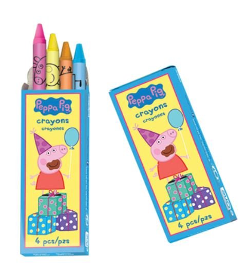 Sherman Dental PEPPA PIG 4 PACK CRAYONS