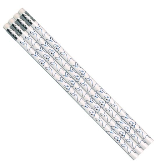 Sherman Dental 7.5" SMILEY FACE TOOTH PENCILS