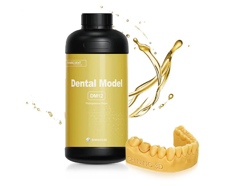 DM12 Resin Material 1kg (2.2lb) - Yellow