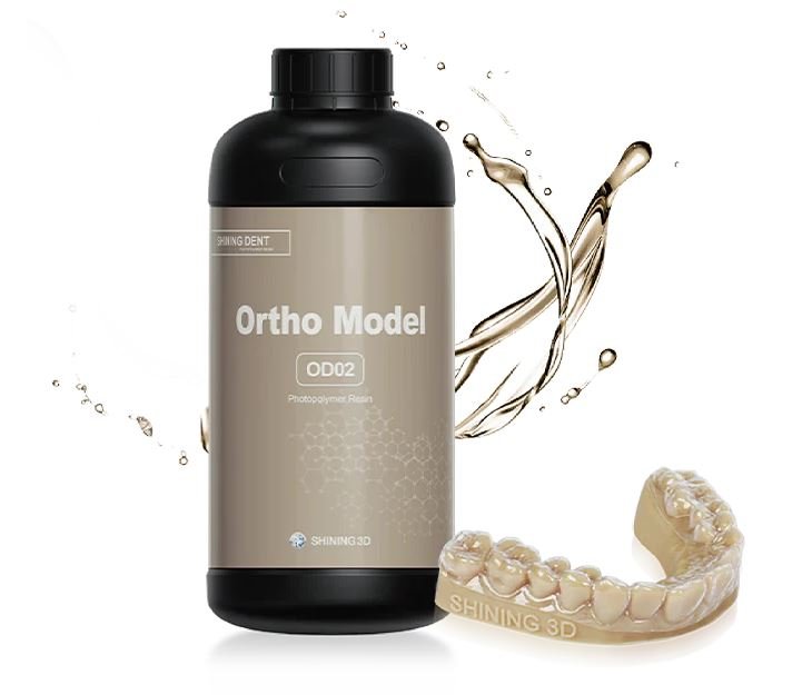 OD02 Resin Material, 1kg (2.2lb) - Brown