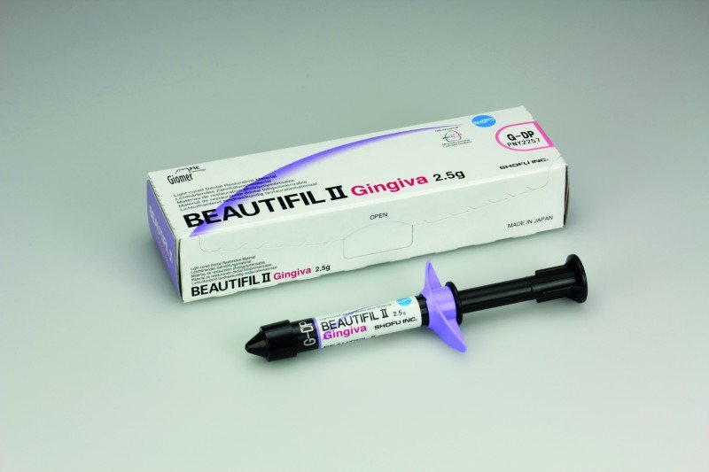 Shofu Beautifil® II Gingiva Shade, 2.5g, Dark Pink