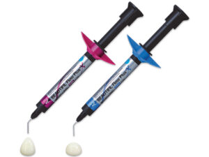 Shofu Beautifil Flow Plus X syringe refill F00 viscosity, A1, 1 x 2.2g syringe, 5 dispensing needle tips.