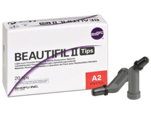 Beautifil II A2 Compules, 20 - 0.25 Gm. Compule Tips. Nano-Hybrid Composite