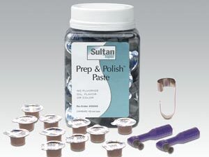 SULTAN TOPEX® PREP & POLISH™ PASTE - Prep & Polish Paste, 100-2g Cups, Prophy Ring & 2 Upgrade Angles