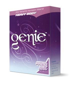Genie Ultra Hydrophilic Impression Material Heavy Body Rapid Set Bulk 60-50ML Cartridges, Berry Flavor