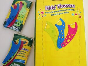SunStar Crayola Kids' Flossers 48 Pack of 3 Individually Wrapped Per Box