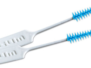Sunstar GUM Soft-Picks Wider Spaces, Blue 72 Pk/Bx. Tapered design with flexible and soft bristles
