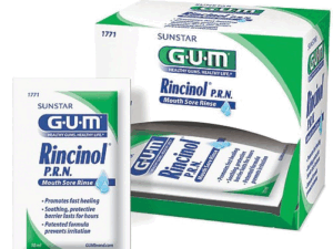 Sunstar GUM Rincinol P.R.N. single dose packets 36/box
