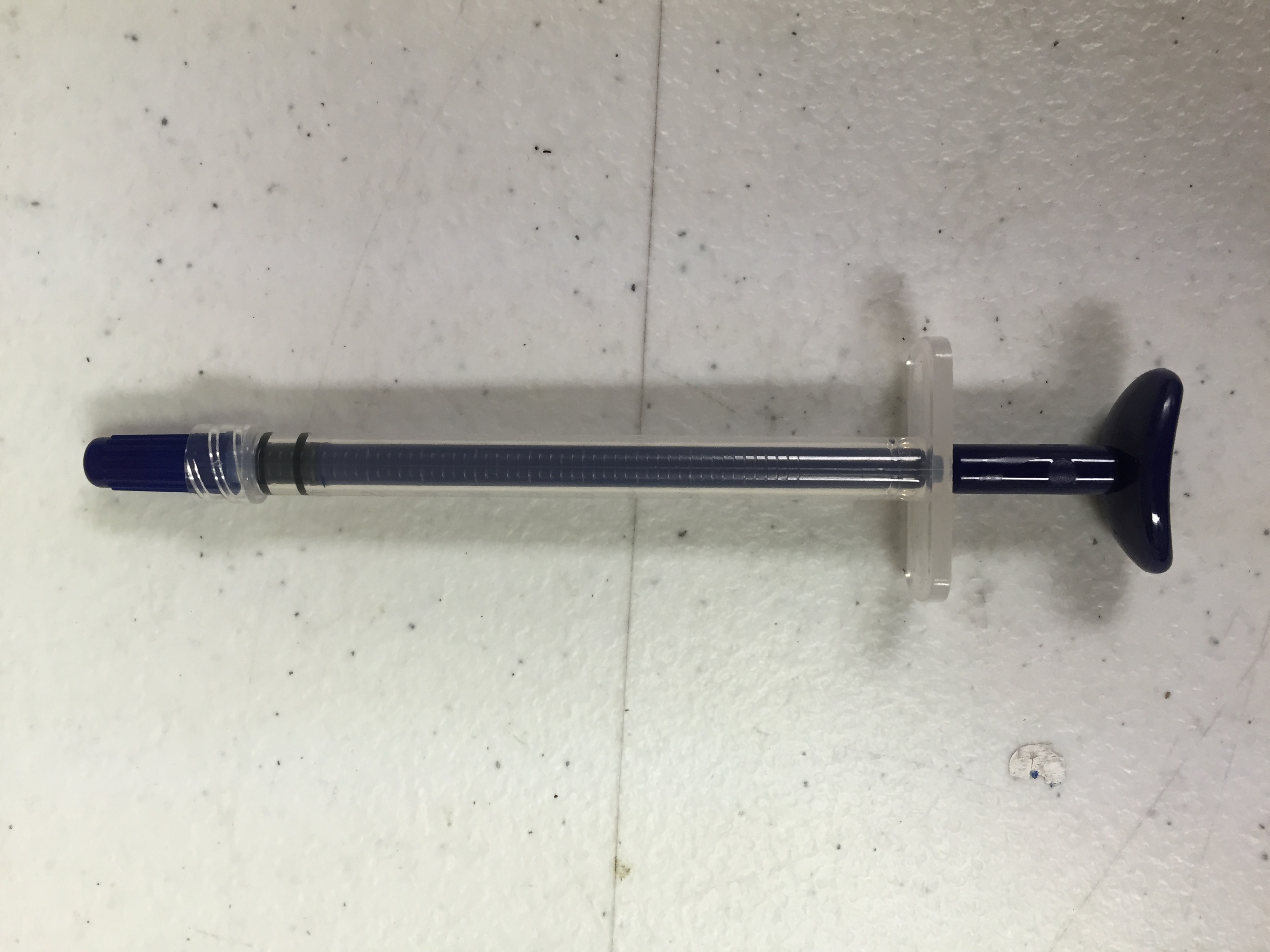 TM Global 10 pcs 1cc / 1ml premium Quality Syringes with Blue Plunger. 