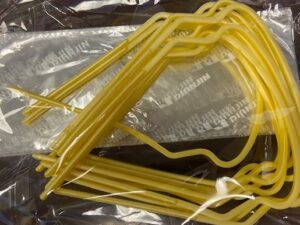 TMG Disposable Safety Glasses ( eye Shield ) Yellow Frame- 10pcs / Bag
