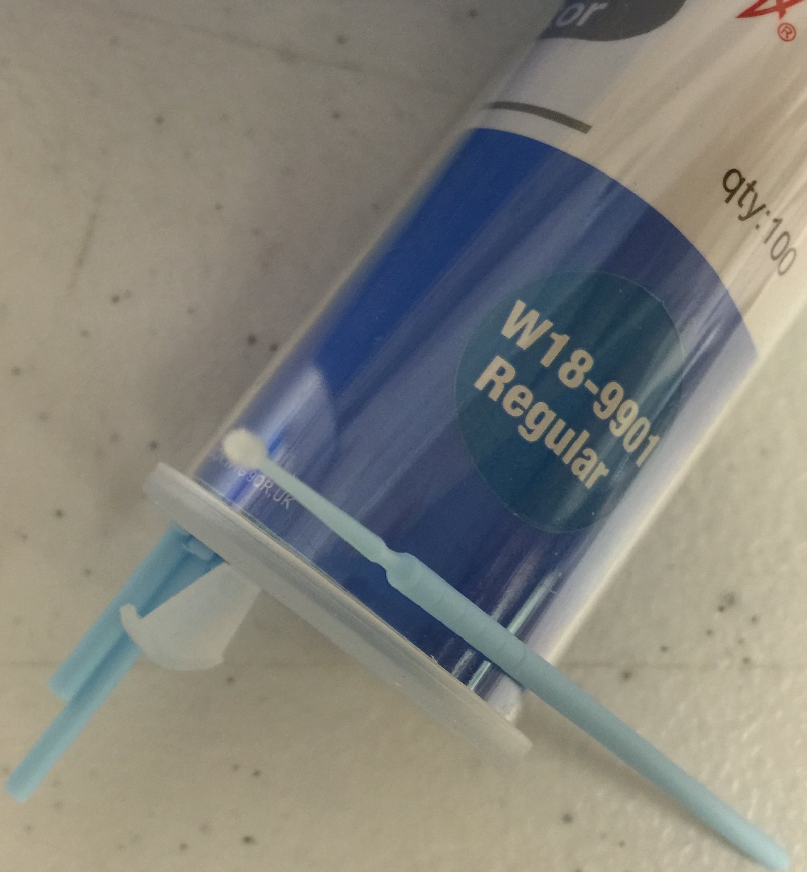 TMG Disposable Micro Applicators (Microbrush)  Regular Blue -Regular Tip. 1case (4bottles) Mini