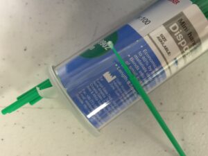 TMG Disposable Micro Applicators (Microbrush)  Fine Green - Fine Tip. 1case (4bottles) Mini