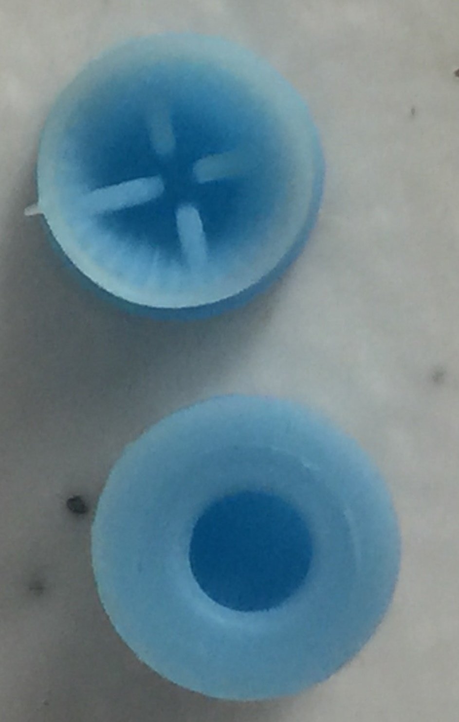 House Brand Disposable Prophy Cups- Snap-on regular cups Blue, 100/bag