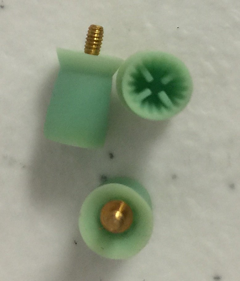 TM Global Disposable Prophy Cups- Screw-on regular cups Dark Green, 100/bag