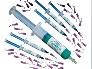  Gel-Etch Bulk Pack,1 50cc storing and filling syringe, 5 empty 3cc delivery syringes, 50 disposable needle tips - COMPLETE KIT