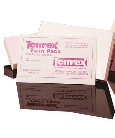 Poly Mixing Pads,  3" x 5" sheets -  2 pads of 100 sheets