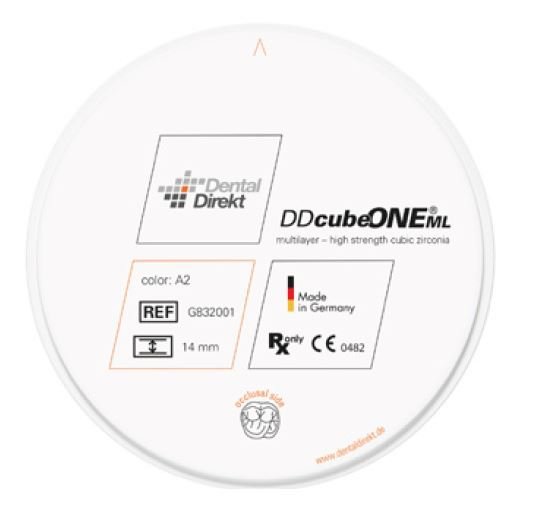 VITA DD cube ONE® ML C1 Ø 98 x 14 mm 1 pc