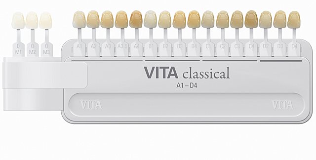 Vident Vita Vitapan Classical shade guide with Bleach