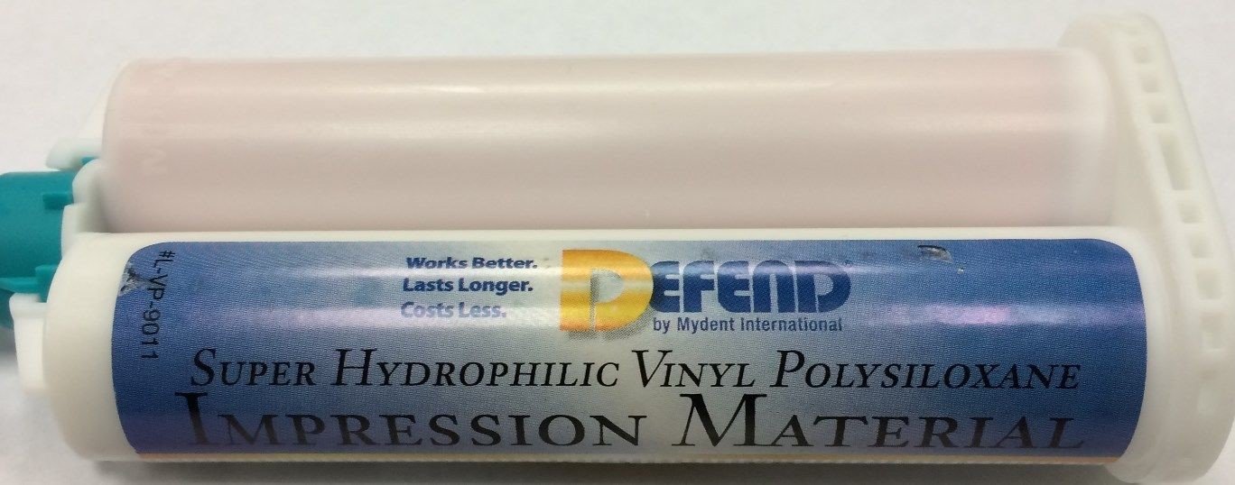 DEFEND LIGHT BODY VPS IMPRESSION MATERIAL REGULAR SET 1 X 50ML CARTRIDGES